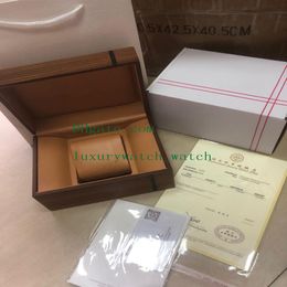 Original Boxes Certificate Mens Watches Box 500916 With Certificate Handbag Portuguese Out With Paper Gift For Boxes252N