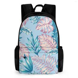 School Bags Customizable Patterns Backpack With Pocket Large Capacity Polyester Shoulders Bag Girls' Travel