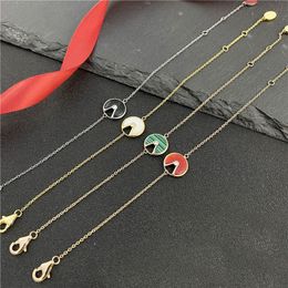 luxury bracelet amulette bracelets designer jewelry for women 18K rise gold silver agate shell circle chain men fashion jewelrys woman party christmas gift dhgate