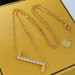 Designer Brand popular female designer letter pendant necklace chain fashion Jewellery party wedding Valentine's Day anniversary commemorative Jewellery