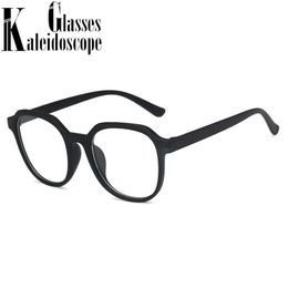 Irregular Glasses Frames Female Retro Matte Black Spectacles Women Full-frame Flat eyeglasses Brand Designer Super Light265r