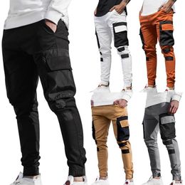 Fashion Streetwear Mens Multi Pockets Cargo Harem Pants Hip Hop Casual Male Track Pants Harajuku Joggers Trousers326O