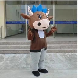 Halloween OX Mascot Costume Prop Show Cartoon Doll Costume Doll Costume Human Costume