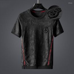 Men's T Shirts 2023 Designer Luxury Fashion Brand Short Sleeve Shirt Personalised Jacquard Embroidery Plus Half Bottoming