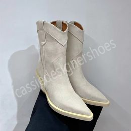 Pointed Toe High Heels Over Knee Chelsea Boots Luxury Brand Fashion Women Shoes Ladies Dress Female Mules Shoes Sexy Elegant Martin Boots Stiletto Heels Footwear