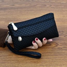 Wallets Women's Wallet Fashion PU Leather Coin Card Holders Clutch Purse Handbag Phone Pocket Female