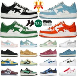 Running Shoes Designer Sneakers Men Shoes Sk8 Low Black White Pastel Green Blue Suede Pink Trainers Outdoor Sports Sneaker Walking Jogging Shoe Star Trainer