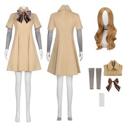 Cosplay Megan Cosplay Costume Megan Doll Robots Dress Megan Dress For Kids Megan Wigs Girls Costumes Halloween Carnival Fancy Dresses 230920