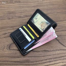 Money Clips Men's Real Cowhide Money Baotou Layer Cowhide Youth Business Trend Fashion Casual Change Wallet Q230921