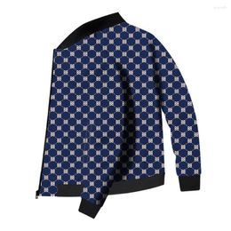 Men's Jackets 2023 Jacket Slim Fit Versatile Fashion Novel Zipper Stand Neck Sport Casual Level 4 Wearable