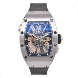 Richarmilles Tourbillon Watch Automatic Mechanical Wristwatches Wrist Swiss Watches Series RM037 Titanium alloy watch with automatic winding WN-YS2L