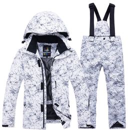 Skiing Suits Children Snow Suit Boy Girl Snowboarding Sets Waterproof Thermal Outdoor Sports Wear Ski Coat And Strap Pant Kids 230920