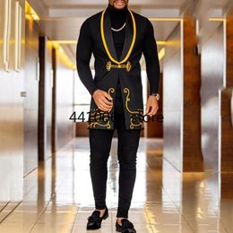 Ethnic Clothing Fashion 2021 Men Africa Suit Vest African Clothes Hip Hop Sleeveless Blazers Casual Dress Robe Africaine290A