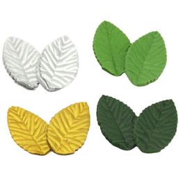 Other Event Party Supplies 200Pcs 4.5Cm Artificial Silk Leaves Green Flower For Wedding Decoration Christmas Rose Leaf Decorative Dhpta