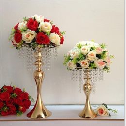 Candle Holders Arrival Golden And Silver Wedding Crystal Table Centerpiece Party Road Leads Home Decoration 1 Lot 12 Pcs