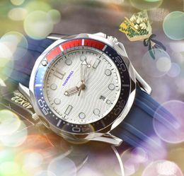 Top Brand Mens Watches Three Pins Design Dial Full Functional Clock Fashion Quartz Waterproof Calendar Rubber Buckle scanning tick sports Watch Montre Femme Gifts