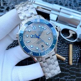 Fashion Omeg watch luxury designer mega Automatic Mechanical Watch Oujia Haima 300 Series 007 Fully