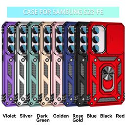 Heavy Duty Military Grade Magnetic Cases Slide Camera Protection Shockproof Cover For Samsung A13 A23 A33 A53 A73 A12 A22 A32 A42 A52 A72 A03S A02S A21S A03 Core