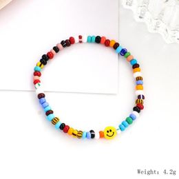 Charm Bracelets CHINTEN Beaded Women's Fashion Colourful Letter String Of Beads Bracelet Set