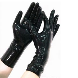 Five Fingers Gloves Sexy Latex Short SLA033 230921