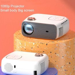 Projectors YERSIDA RD882 New LCD Portable Projector 280 ANSI Built-in Speaker 1920*1080P Full HD LED Home Projector L230923