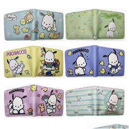 Party Favour Little Frog Big Eyed Cartoon Wallet Pc Dog Twin Star Short Pu Leather Mtifunctional Card Bag Zero Drop Delivery Home Garde Dhleh