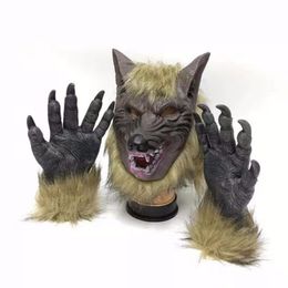 Costume Accessories Halloween Wolf Head Wolf Glove Horsehead Animal Mask, Makeup Ball Mask