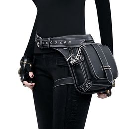 Waist Bags Punk Retro Bag Men's Outdoor Shoulder Messenger Women's Mobile Phone Packs Pack for Women Purse Gothic 230920