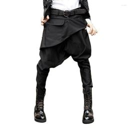 Men's Pants Man Low-Rise Harem Pant Skirt S Mens Small Casual Long Trousers Hiphop Tapered Pantalones Maleharoun Pantalon