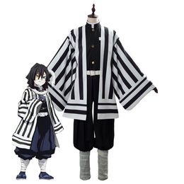 Anime Costumes Iguro Obanai Cosplay Costume Demon Slayer Halloween Anime Cosplay Cartoon Kimetsu No Yaiba Costume For Kids For Adult Gifts