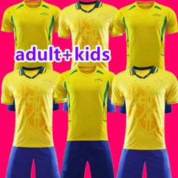 Kit adulto infantil Brasil camisas de futebol 1994 2002 camisas retrô Carlos Romario Ronaldo Ronaldinho camisa de futebol Brasil RIVALDO ADRIANO