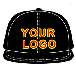 Ball Caps Custom Baseball Hat Adjustable Or Fitted Closure Unisex Size Customise Embroidery Printed OEM DIY Logo Snapbck Hip Hop Mesh Cap