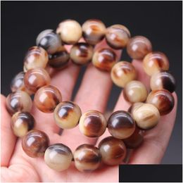 Party Favor Rare Natural Color Agate Bracelet For Men And Women Jewelry Accessories Gift Beads Drop Delivery Home Garden Festive Suppl Dhuaz