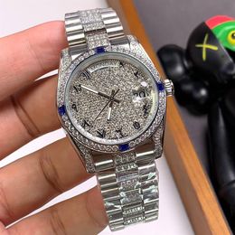 Diamond Watch Automatic Mechanical Watches 40mm Stainless Steel 904L life Watchproof Boutique Wristband Mens Wristwatch Montre De 2137