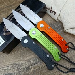 Micro 135 LUDT AUTOMATIC Folding Knife 3.15" 8CR13 Blade Aviation Alumnium Handle Tactical Camping Survial Hiking Knives AUTO Outdoor Self Defense Tools