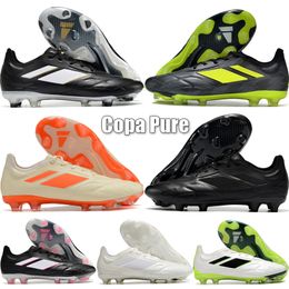 Copa Pure Mundial FG Men Soccer Shoes Injection.3 Crazycharged Pack Low Champions Footwear White Crazyrush Pearlized Outdoor Big Kids Football Cleats Size 39-45