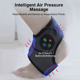 Other Massage Items Electric Ankle Foot Massager Vibration Compress Smart Air Pressure Multifunctional Brace Pain Relief Relaxation Treatments 230921