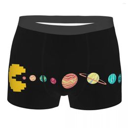 Underpants Solar System Cotton Panties Man Underwear Sexy GAME OVER - Pixel Sun Eating All Planets Shorts Briefs