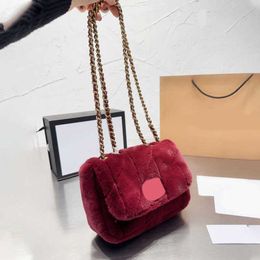 coabg Shoulder Bags designer bags luxurys handbag women chain shoulder bag Fashion Fluffy Underarm Totes Purse Vintage shopper messenger crossbody bags221227