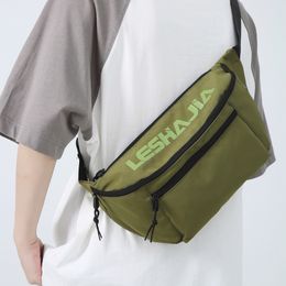 Waist Bags Casual Big Bag Unisex Street Hiphop Fanny Pack Chest Highcapacity Nylon Belt Female Designer Shoulder 230920