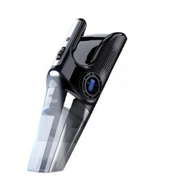 4 In 1 Vacuum Cleaner with LED Light High Power Handheld Vacuum Cleaner Air Compressor Dust Catcher for Home Car Dual Use 6000pa