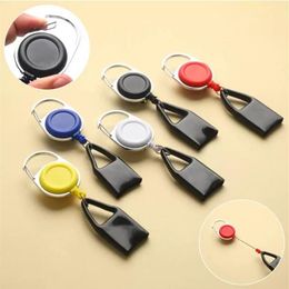 Sticker Lighter Leash Safe Stash Clip Retractable Keychain Holder Cover Smoking Accessories Party Favor GG0301A263B