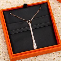 Chains Vintage Brand Women Necklace Luxury Jewellery For Designer Pendant Fashion Pure 925 Sterling Silver Chain Necklaces