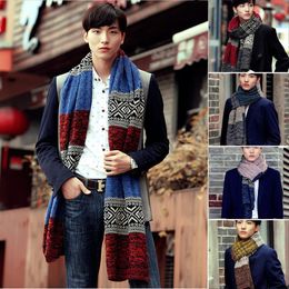 Scarves Winter Gentleman Men or Women Fashion Casual Shawl Wrap Muffler Geometric Scarf Assorted Colour Scarves Warm 230920