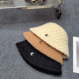 Beret hat fashion designer autumn winter women's knitted hat men's and women's soft hats a variety of styles can choose solid Colour splicing Colour warm decoration