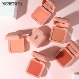 Blush GOGO TALES Natural Blush Baked Cheek Face Blusher Texture Matte Face Base 6 Colours Mineral Blusher Palette Blush Nude Makeup 230921