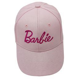 Adjustable Embroidery Hats Cute Sweet Cool Barbies Letter Baseball Caps Fashion Cotton Hip Hop Cap for Men Women Spicy Girl Army Green Navy Blue Rose Red Pink White AAA