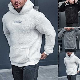 Men's Hoodies Sweatshirts Autumn/Winter 2022 new men's cross border hot hoodie coat hot plush wholesale men's wear T230921