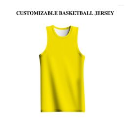 Men's Tank Tops Men Clothing Customizable Team Club Name Number Logo Training Vest Sleeveless Leisure T-shirts Top Male