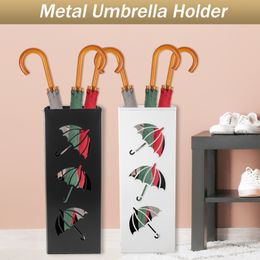 Umbrella Stands Metal Holder Free Standing Stand Rack Decorative Bin Multipurpose Walking Sticks for 230920